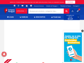 'comprasparaguai.com.br' screenshot