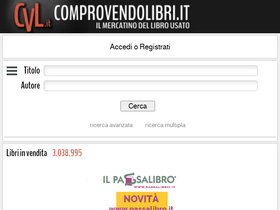 'comprovendolibri.it' screenshot