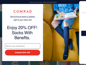 'comradsocks.com' screenshot