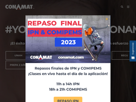 'conamat.com' screenshot