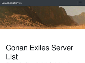 'conan-exiles.com' screenshot