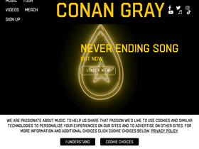 'conangray.com' screenshot