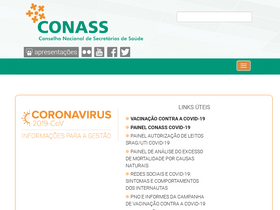 'conass.org.br' screenshot