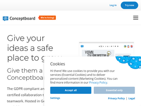 'conceptboard.com' screenshot