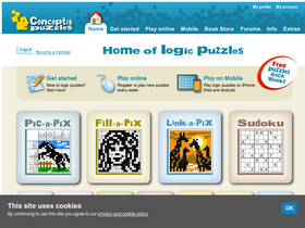 'conceptispuzzles.com' screenshot
