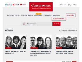 'concurrences.com' screenshot