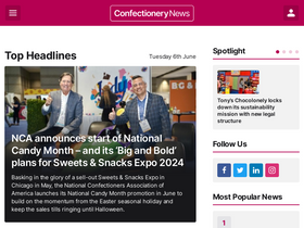 'confectionerynews.com' screenshot