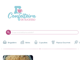 'confeiteiradesucesso.com' screenshot