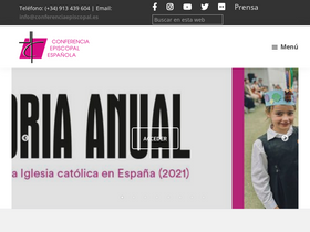 'conferenciaepiscopal.es' screenshot