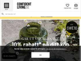 'confidentliving.se' screenshot