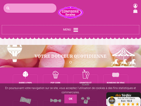 'confiserie-foraine.com' screenshot