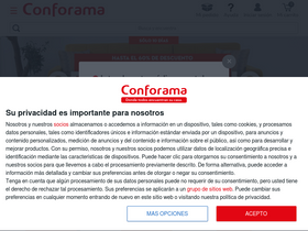 'conforama.es' screenshot