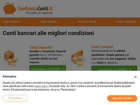 'confrontaconti.it' screenshot