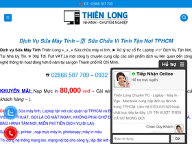 'congtythienlong.com' screenshot