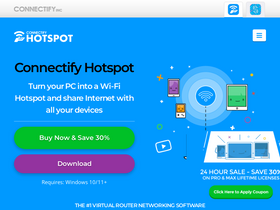'connectify.me' screenshot