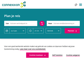 'connexxion.nl' screenshot