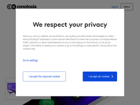 'conotoxia.com' screenshot