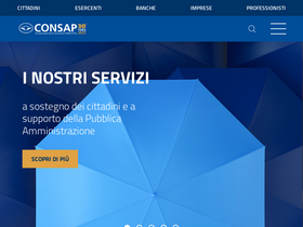 'consap.it' screenshot