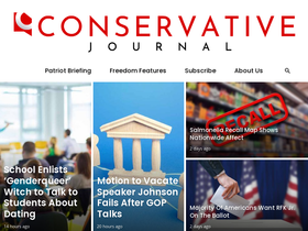 'conservativejournal.org' screenshot