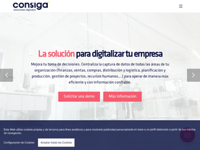'consiga.es' screenshot