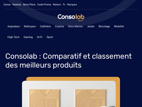 'consolab.fr' screenshot