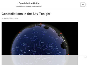 'constellation-guide.com' screenshot