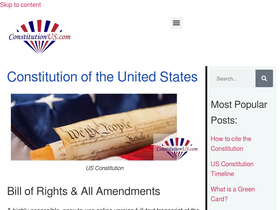 'constitutionus.com' screenshot