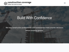 'constructioncoverage.com' screenshot