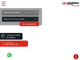 'constructoracolpatria.com' screenshot