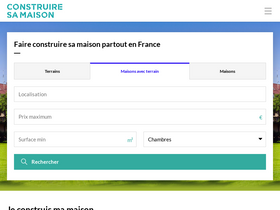 'construiresamaison.com' screenshot