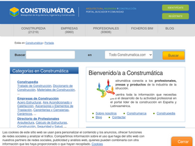 'construmatica.com' screenshot