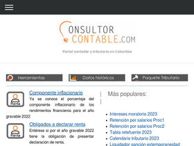 'consultorcontable.com' screenshot