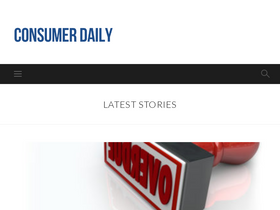 'consumerdaily.com' screenshot