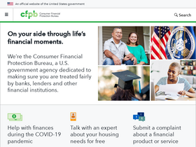 'consumerfinance.gov' screenshot