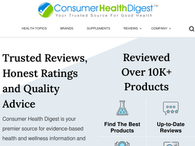 'consumerhealthdigest.com' screenshot