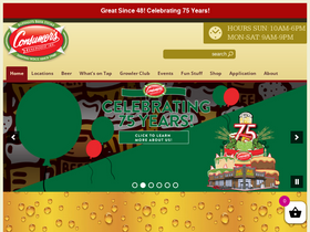 'consumersbeverages.com' screenshot