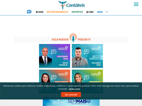'contabeis.com.br' screenshot