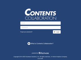 'contentscollaboration.com' screenshot