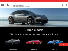 'continentalautosports.com' screenshot