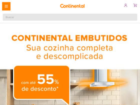 'continentalbrasil.com.br' screenshot