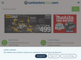 'contractorsdirect.com' screenshot