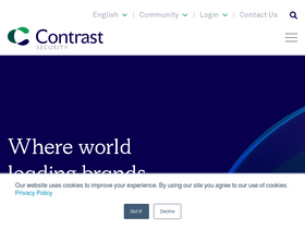 'contrastsecurity.com' screenshot