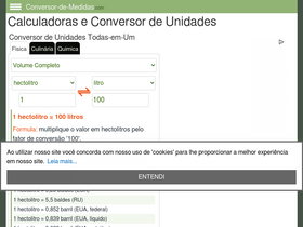 'conversor-de-medidas.com' screenshot