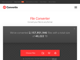 'convertio.co' screenshot