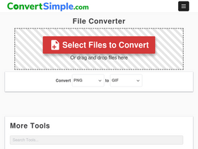 'convertsimple.com' screenshot