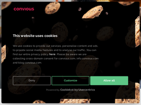 'convious.com' screenshot