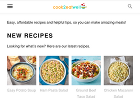 'cook2eatwell.com' screenshot