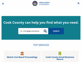 'cookcountyil.gov' screenshot