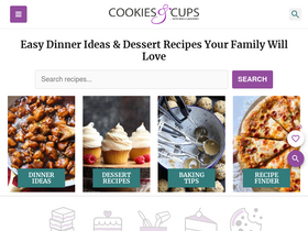 'cookiesandcups.com' screenshot