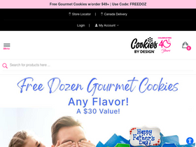 'cookiesbydesign.com' screenshot